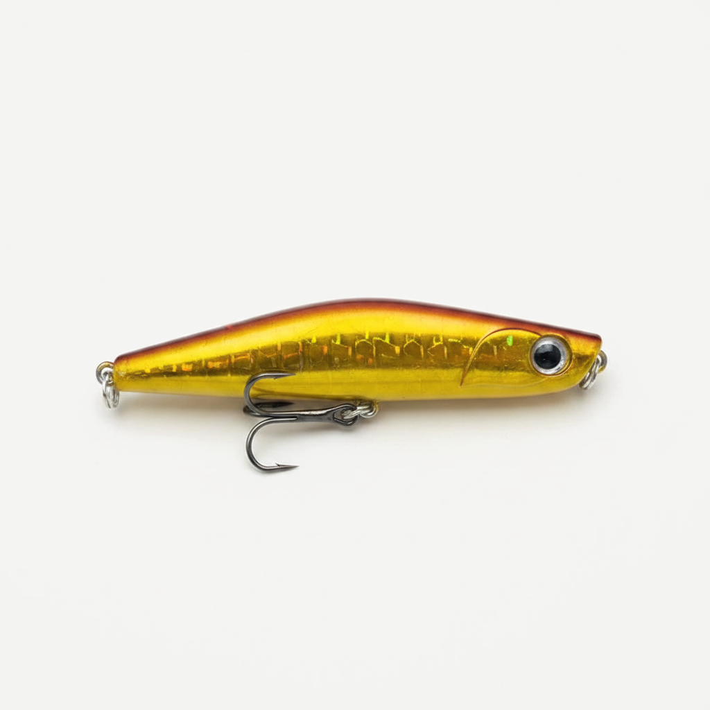TSUYOKI Sinking Pencil Popper Lure 80mm 18g Japan Fishing Lure Ima Yoichi 80 Stickbait Wobbler for Barracuda SeaBass Blu