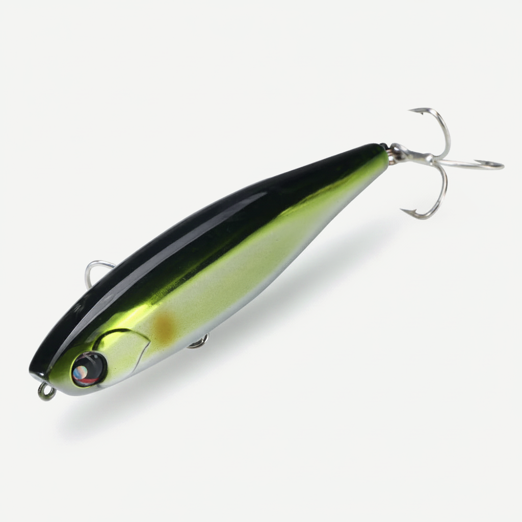 Hunthouse Floating Pencil Fishing Lure Topwater Hard Bait 100mm 17.6g Surface WTD Wobblers Trolling For Bass Saltwater T