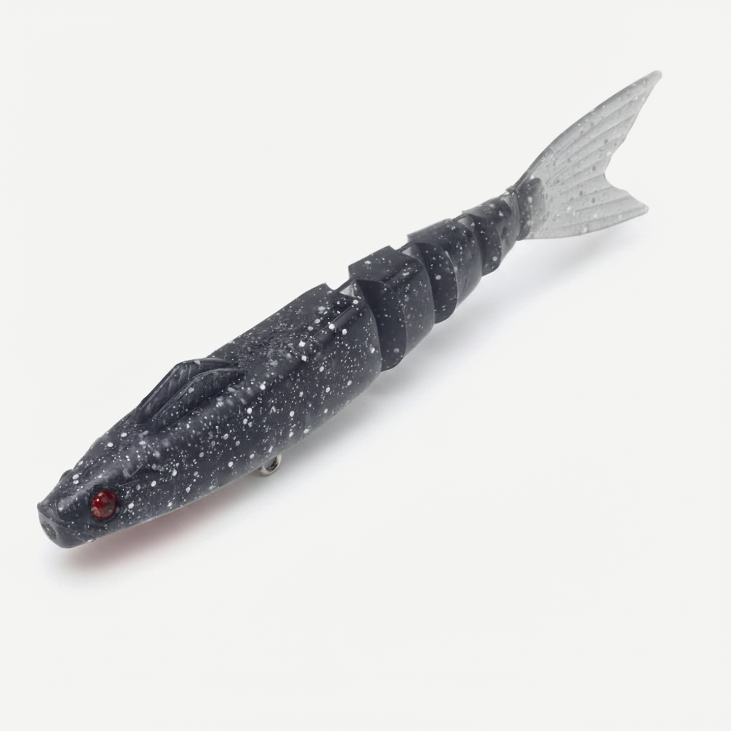 Kingdom Artificial Jointed Soft Fishing Lure 170mm 31g 220mm 67g PVC Soft Baits Swimbaits Sinking Lure Bass Trout Zander