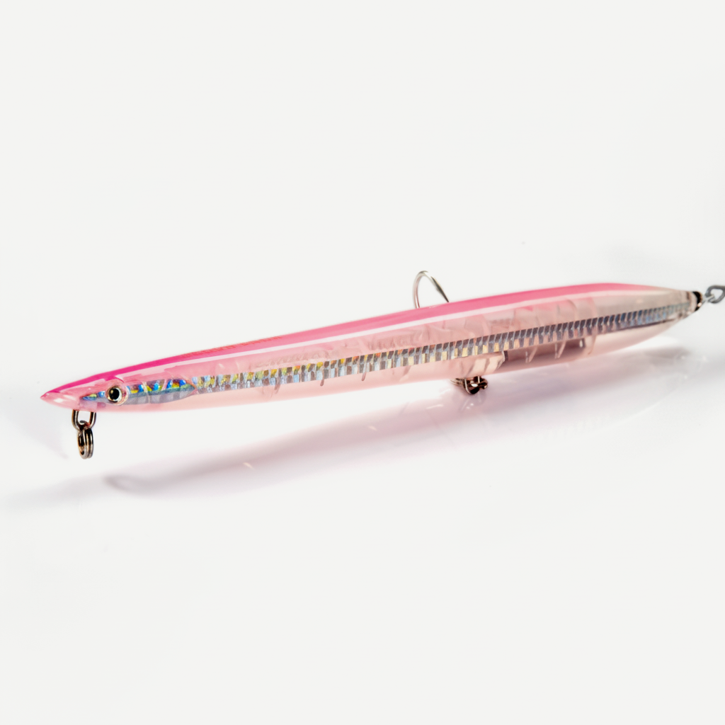 Hunthouse Sea Fishing Pencil Lure 180mm 37gS Sinking Hard Creature Baits Sandeel Lures Fishing For Sea Bass LW502