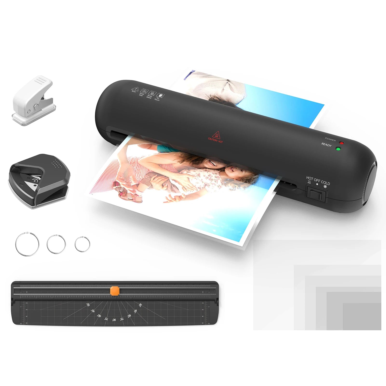 Product photo of A4 Desktop Laminator, the best Laminators gift idea for sale on Glenmore, a store where you can find the perfect Electronics for your home, hobbies, video games, or gifting—all in one place, curated for you.