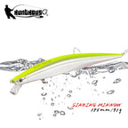 Hunthouse Tide Minnow Flyer Fishing Lure 175mm 31g Long Casting Sinking Hard Bait Pesca Jerkbaits Seabass Pike Tackle