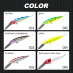 Hunthouse Metal Lip Minnow Fishing Lure 140mm 40g Countdown Magnum Sinking Trolling Hard Bait Saltwater For Blues Tuna Tackle