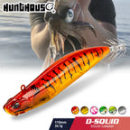 Hunthouse D-squid Jigging Lure 110mm 26.7g Sinking Egi Suqid Leurre Tip-run EGI Hook Fishing Hard Bait For Octopus lw522
