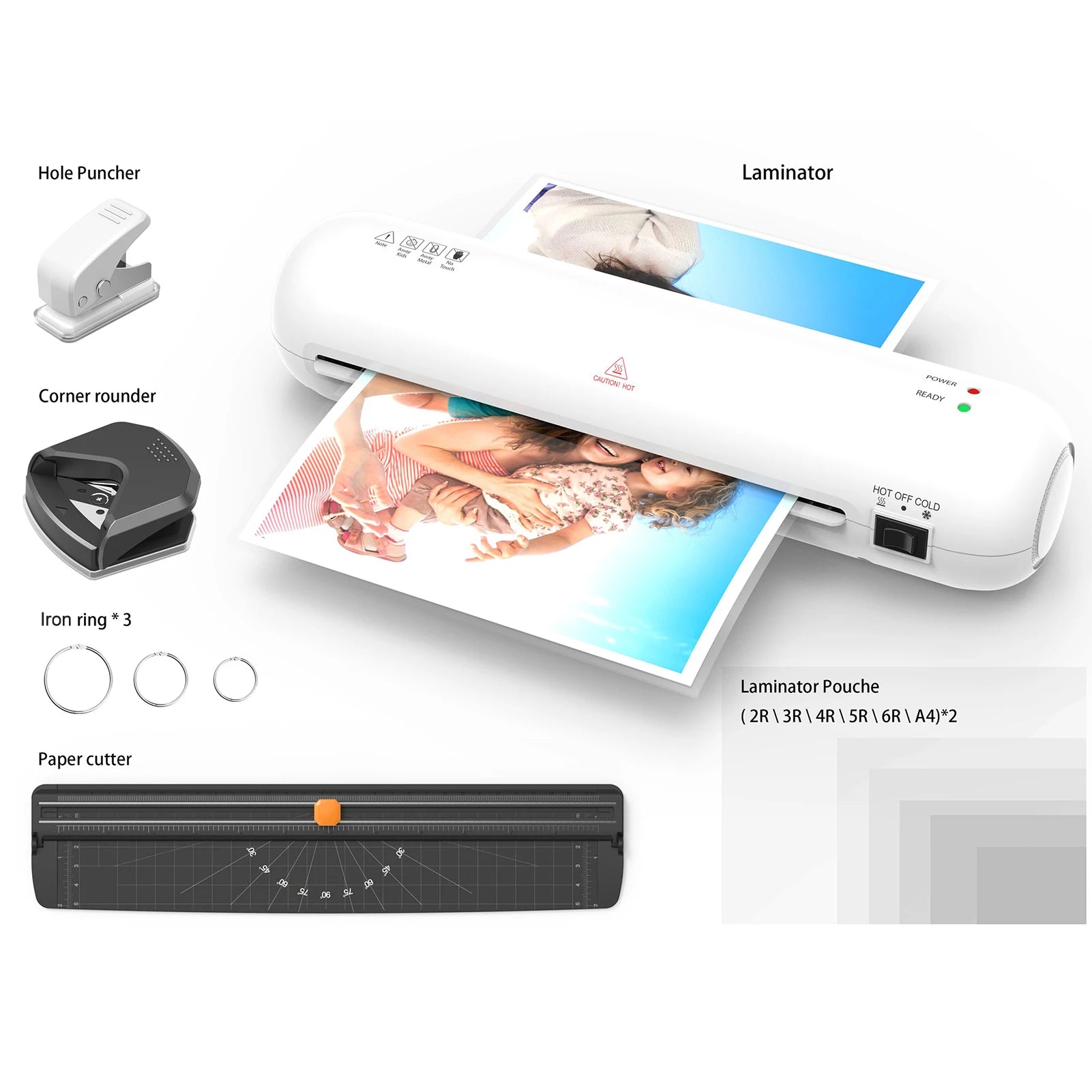 Product photo of A4 Desktop Laminator, the best Laminators gift idea for sale on Glenmore, a store where you can find the perfect Electronics for your home, hobbies, video games, or gifting—all in one place, curated for you.