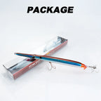 Hunthouse Pencil Fishing Lures 225mm/40g Surface Baits Propeller Needle Floating For Fish Bluefish Seabass Lw550