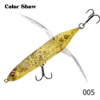 Hunthouse New Dragonfly Crawler Pencil Fishing Lure 80mm 6.5g Surface Popper Floating Topwater Stickbait  Superficial Buzzbait