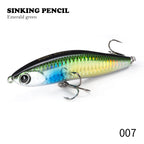 Hunthouse Honey Trap Pencil Sinking Fishing Lure 95MM/24G Hard Wobblers Trolling Saltwater For Pike Sea Bass Fish Tackle LW538
