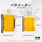 Hunthouse Fishing Accessories Fishing Box Compartments Lure Hook Boxes Storage Double Sided High Strength Fishing Tackle