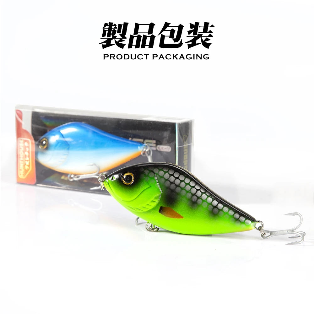 Hunthouse Slider Sinker Fishing Lures VIB Jerkbaits 70mm 100mm Variable Sinking Crankbaits Leurre Pesca Pike Fish Tackle