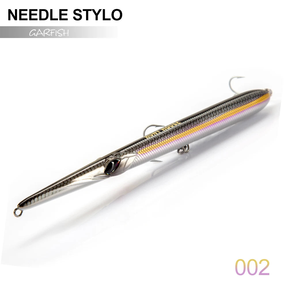 Hunthouse Needle Fishing Lure Long Casting Pencil Stickbait 18/24/31/36g Floating&Sinking For Pike Garfish Tackle Pesca