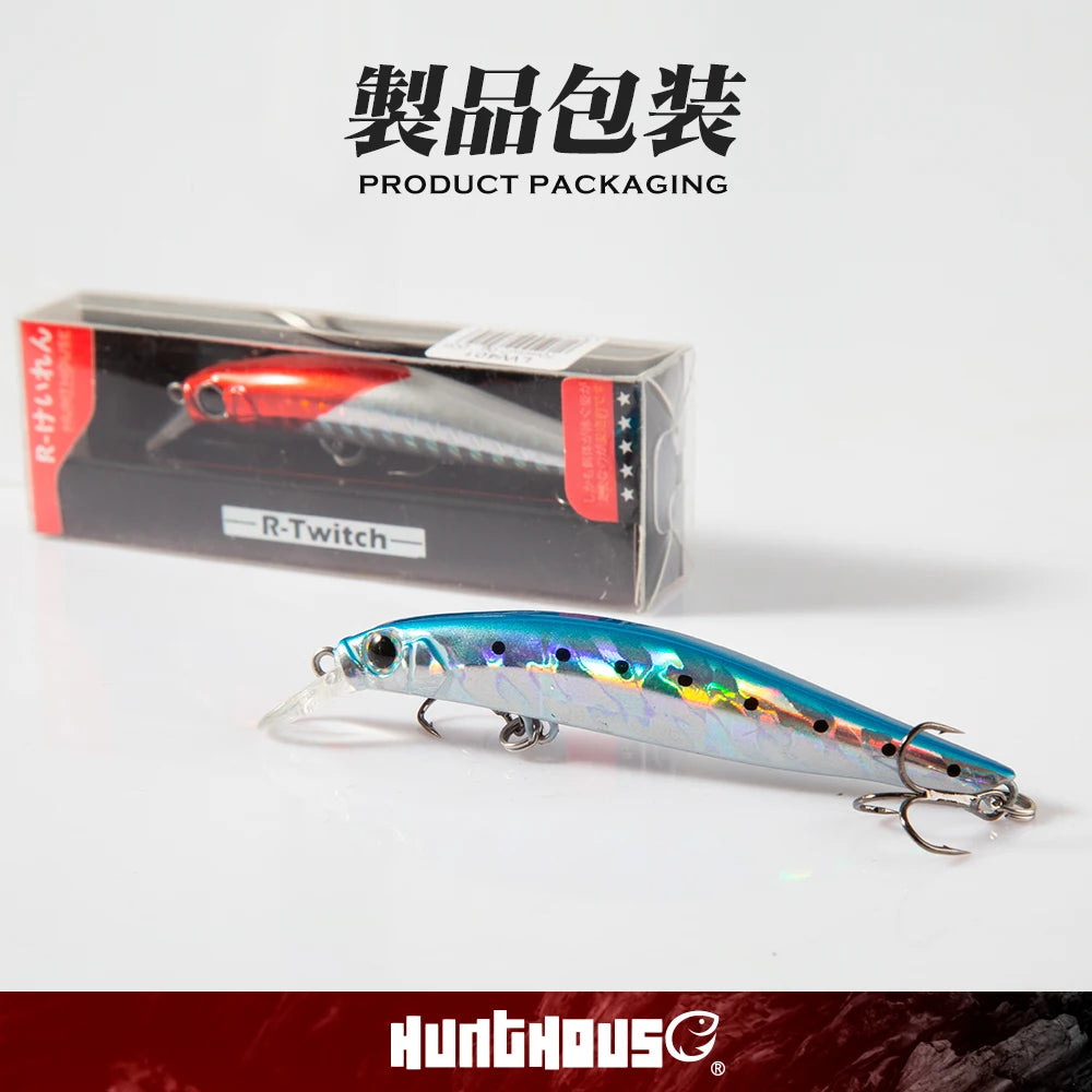 Hunthouse Artist Minnow Fishing Lure 70/80/105mm Sinking Jerkbait Wobblers Hard Lure Fishing Tackle Pesca For Bass Trout LW401