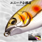Hunthouse Fishing Karashi Rotating Tail Pencil Hard Lure 65mm/5.7g 80mm/10.8g Floating Topwater Whopper Popper Wobblers for Bass