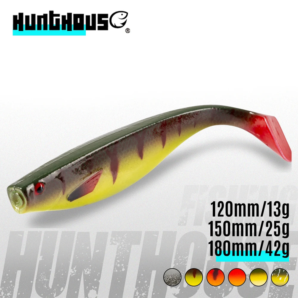 Hunthouse Soft Fox Rage Pro Shad Fishing Lure Wobblers Swimbait Souple 120mm 150mm 180mm Saltwater For Pike Bass Fish Tackle