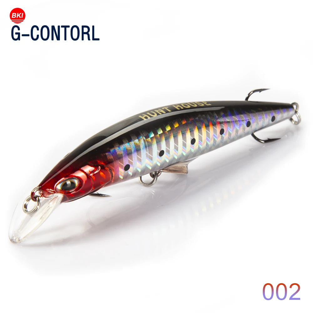 Hunthouse Fishing Lures Sinking Minnow Lure 95mm 120mm Long Casting Hard Bait Artificial Swimbait Jerkbaits For Bass Tackle