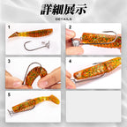 Hunthouse 3.5g 5g 6.5g Shaky Flat Hook Triangle Jig Head Weighted Twistlock Swimbait Hook Tackle Accessories For Soft Lure LW323