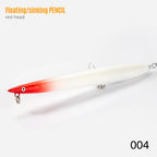 Hunthouse Sea Fishing Pencil Lure 180mm 37gS Sinking Hard Creature Baits Sandeel Lures Fishing For Sea Bass LW502