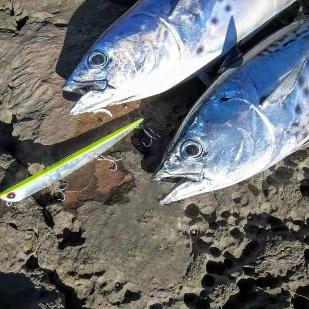 Hunthouse Bay RUF MANIC 75&99&155mm 8&18.5&31.5g Sinking Pencil Fishing Lure Saltwater Stickbait For Fishing Sea Bass