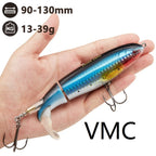 Hunthouse Whopper Plopper Hard Pencil Fishing Lure Rotating Tail 9cm 13cm  Pike Fishing Lure  Artificial Bait Pescar Stickbait