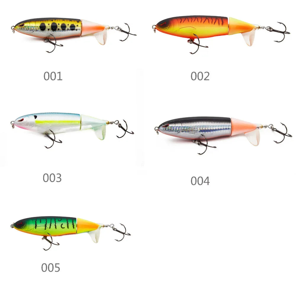 Hunthouse Whopper Plopper Hard Pencil Fishing Lure Rotating Tail 9cm 13cm  Pike Fishing Lure  Artificial Bait Pescar Stickbait