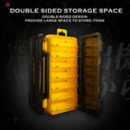 Hunthouse Fishing Accessories Fishing Box Compartments Lure Hook Boxes Storage Double Sided High Strength Fishing Tackle