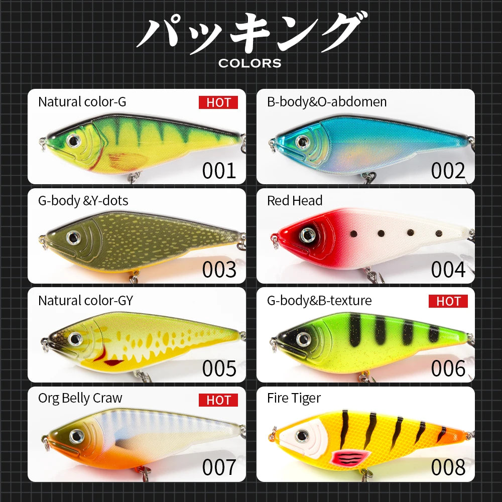 Jerkbait Slow Sinking Crankbait