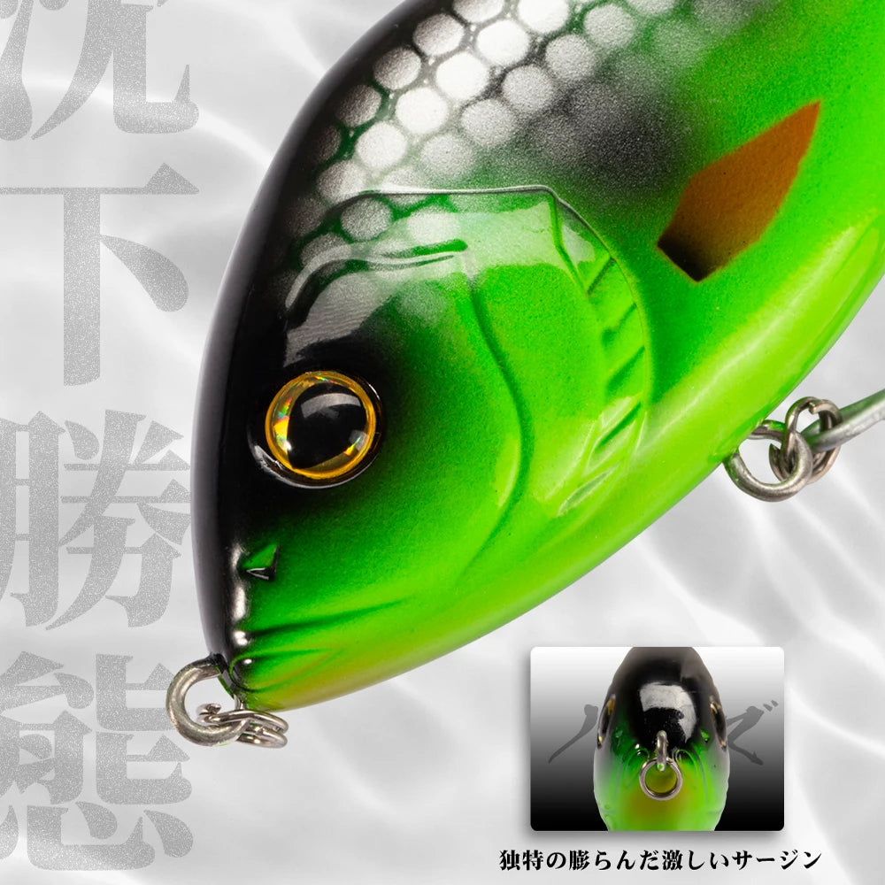 Hunthouse Slider Sinker Fishing Lures VIB Jerkbaits 70mm 100mm Variable Sinking Crankbaits Leurre Pesca Pike Fish Tackle