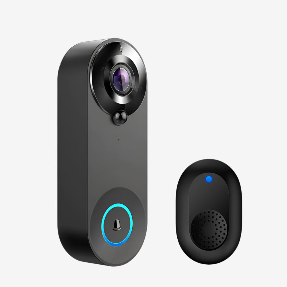 Product photo of HD Camera Doorbell, the best Home Alarm Systems gift idea for sale on Glenmore, a store where you can find the perfect Electronics for your home, hobbies, video games, or gifting—all in one place, curated for you.