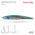 Hunthouse Sinking Pencil Fish Lure 125mm 40g 175mm 50g Saltwater Long Cast Hard Bait Wobbler for Sea Bass Pike Fishing Tackle