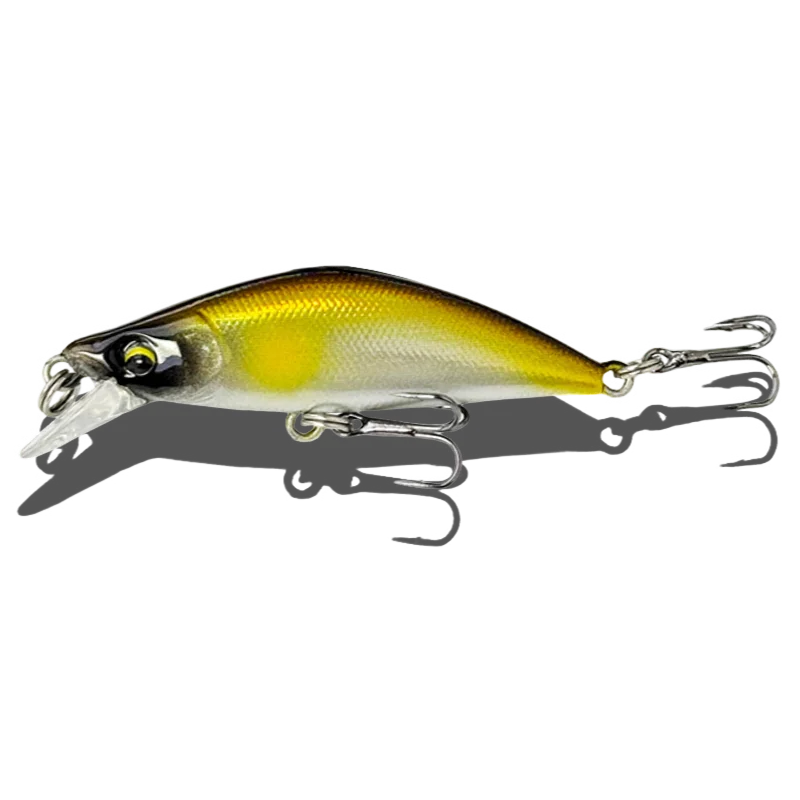 TSUYOKI 50mm 5g Artificial Wobblers Stream Bait Sinking Minnow Fishing Lure for Black Bass Brown Trout Bassday Mononofu 50S Bait