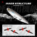 Hunthouse Floating Topwater Pencil Fishing Lure Hard Bait Surface WTD Wobblers Trolling 100/90/60mm Saltwater For Bass Tackle