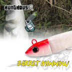 Hunthouse Fishing Barret Minnow Lure 7g/12g/25g/40g/60g/90g/120g JIgging Head Soft Silicone Bait Wobblers For Bass Pike Leurre