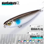 Hunthouse Floating Topwater Pencil Fishing Lure Hard Bait Surface WTD Wobblers Trolling 100/90/60mm Saltwater For Bass Tackle