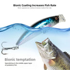 TSUYOKI Fishing Lures 2025 75mm 10g Diving 0-25cm Jerkbaits Lure Floating Duo Terrif Dc-7 Minnow Trout Lure Mackerel Seabass,