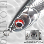 Hunthouse New Dragonfly Crawler Pencil Fishing Lure 80mm 6.5g Surface Popper Floating Topwater Stickbait  Superficial Buzzbait