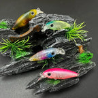 TSUYOKI 45mm 4g Floating Mini Minnow Fishing Lures Smith Artificial Baits for Pesca Bass Sunfish Gunship 45F Fishing Accessories