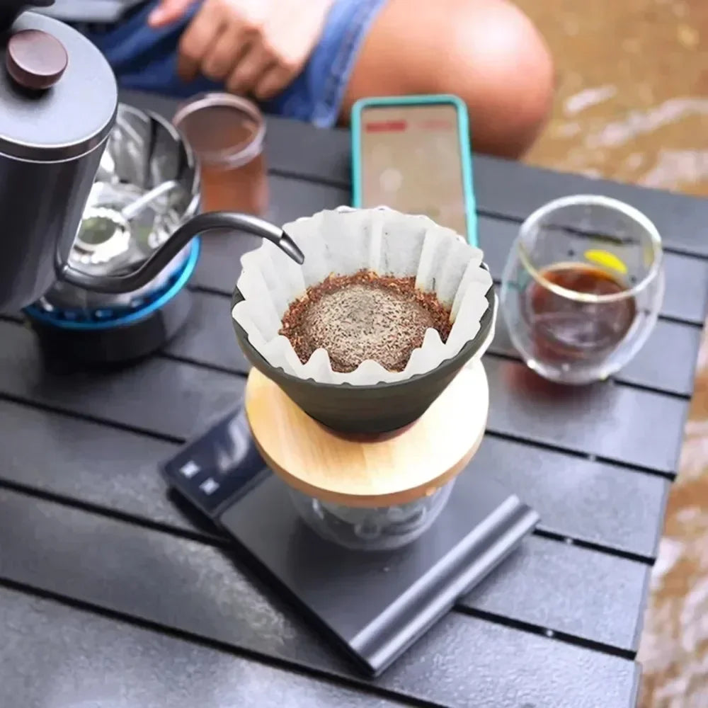 Product photo of Collapsible Coffee Filter, the best Coffee Filters gift idea for sale on Glenmore, a store where you can find the perfect Kitchen & Dining for your home, hobbies, video games, or gifting—all in one place, curated for you.