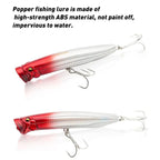 TSUYOKI New Feed Popper Fishing Lure Trolling Surface 120mm 30g Artificial Topwater Wobblers Hard Baits for Largemouth Bass Pike