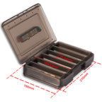 Hunthouse Fishing Accessories Fishing Box Compartments Lure Hook Boxes Storage Double Sided High Strength Fishing Tackle