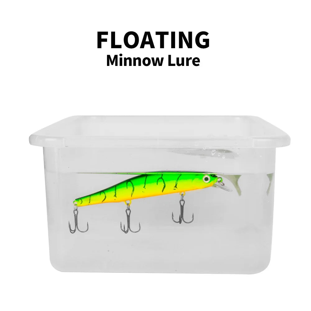 TSUYOKI Minnow Wobblers Watson 110mm 17g Magnet Weight System Long Cast Fishing Lure, Dive 0.8-1.2m Jerkbaits, ZipBait Orbit 110