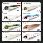 Hunthouse Floating Pencil Fishing Lure 95mm 18g Topwater Surface Wobbler Hard Bait For Seabass Saltwater Perch Tackle