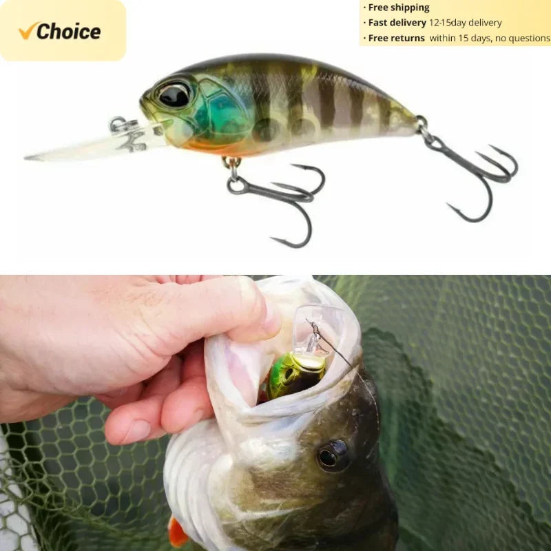 TSUYOKI Realis Crank M65 Fishing Lure, Crankbaits, Swing Bait, Japan Deep Diving Wobblers, Jerkbaits, Fishing Tackle Lures 2024
