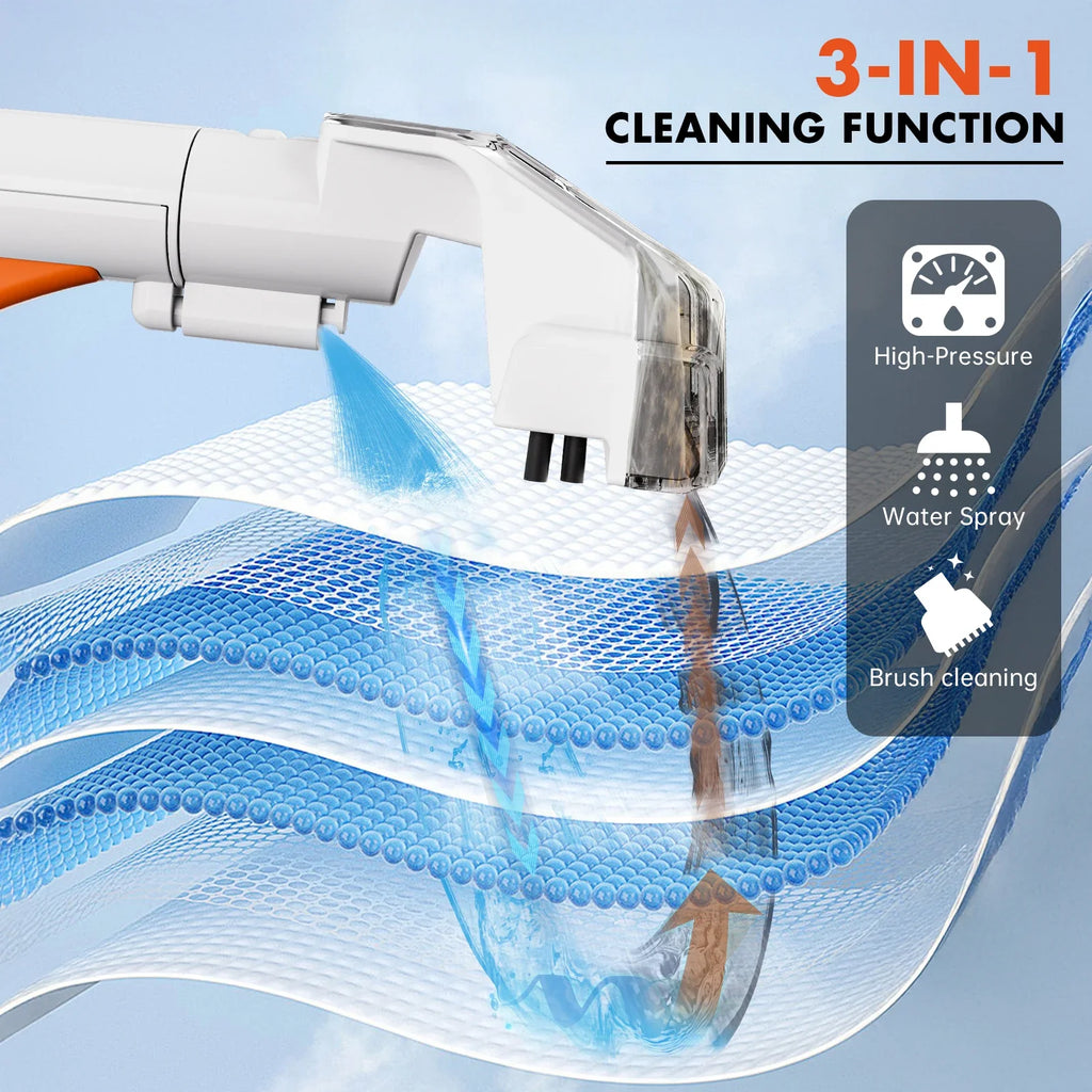Product photo of Handheld Spot Cleaner, the best Portable Carpet Shampooers gift idea for sale on Glenmore, a store where you can find the perfect Electronics for your home, hobbies, video games, or gifting—all in one place, curated for you.