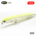 Hunthouse Long Casting Surface Pencil Fishing Lures 140mm 29g Floating Walk The Dog Hard Bait For Seabass Top Water Tackle
