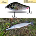 TSUYOKI Slow Sinking Slider Jerkbait Loud Sound Pike Muskies Fishing Crankbait Wobblers, Salmo Slide Jerkbaits, 70mm, 80mm, 90mm