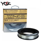 YGKDFC Japan Original 100M 100% Super Strong Fluorocarbon Fishing Line Carbon Line Front Wireway Transparent Monofilament