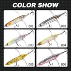 Hunthouse New Dragonfly Crawler Pencil Fishing Lure 80mm 6.5g Surface Popper Floating Topwater Stickbait  Superficial Buzzbait