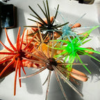 1/2pcs Sea Urchin Fishing Lure Silicone Urchin Soft Bait for Bream Sea Bass Mandarin Tilapia Topmouth Culter Lures Swimbaits