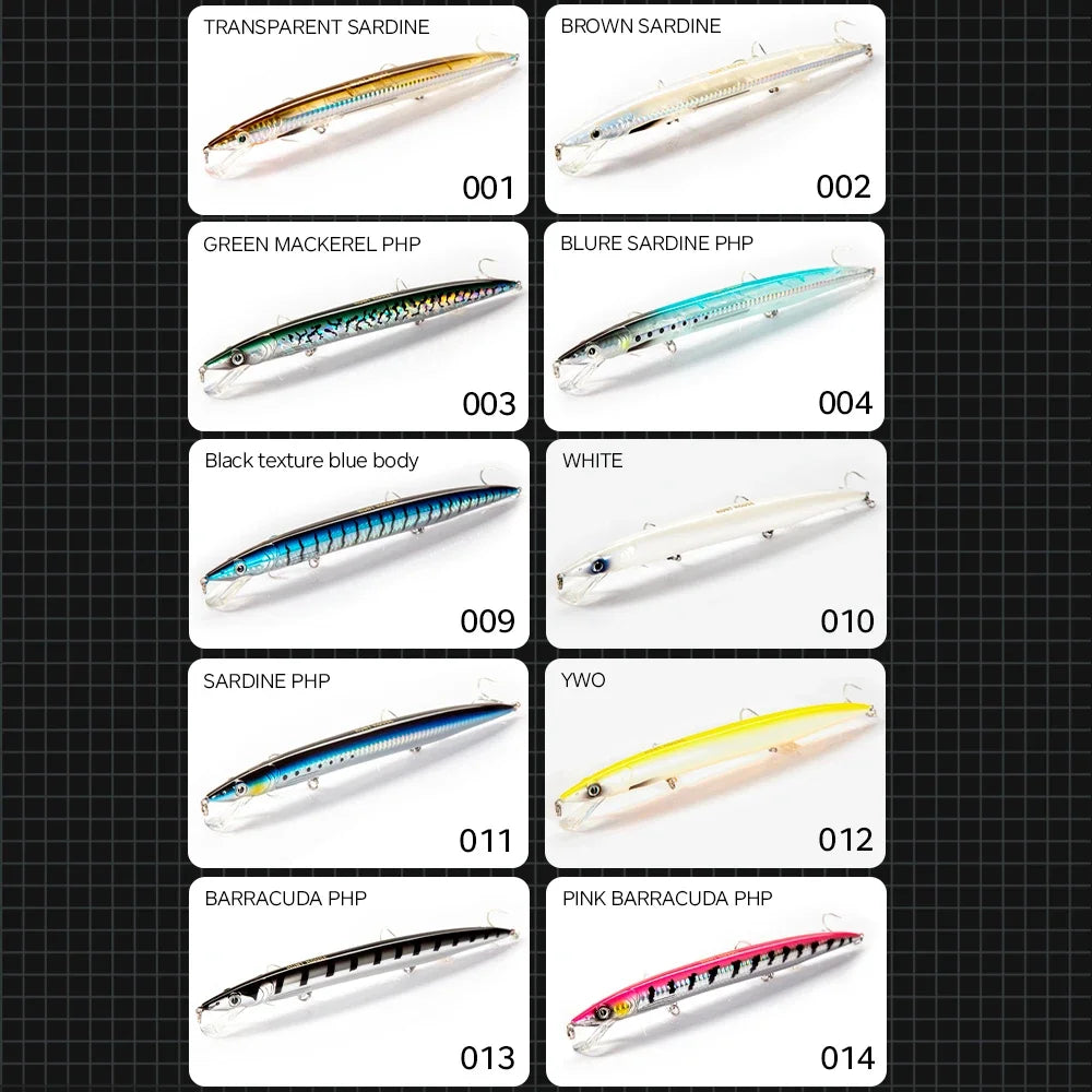 Savage Gear Sandeel Jerk Minnow Lures 173mm/23g 208mm/33g Artificial Jerkbaits Floating Wobbler Hunthouse Wobblers Trout Lure