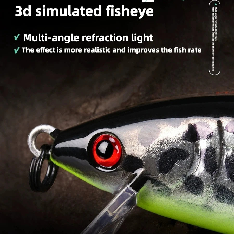 TSUYOKI Jerkbait Wobbler Stream Bait 5cm 5g Sinking Minnow Lure for Fishing Perch Brown Trout Countdown Elite CDE50 Pesca Tackle
